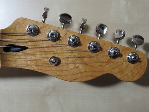 Headstock detail