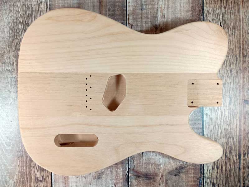 Axecaster "Bare-Bones" Esquire Body - Alder Axecaster "Bare-Bones" Esquire Body - Alder
