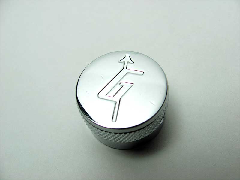 Metal knob - 'G' arrow (Chrome) - B-Stock Metal knob - 'G' arrow (Chrome) - B-Stock